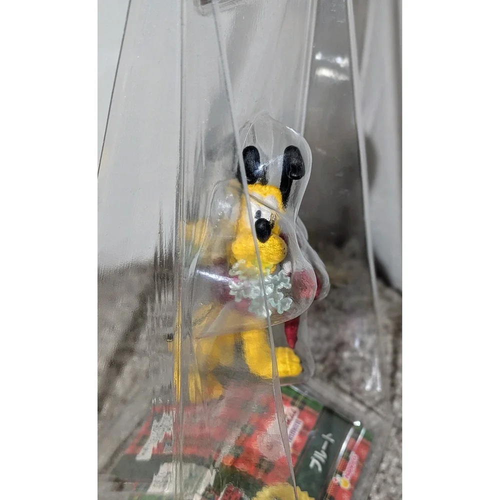 Disney Christmas Ornament 2014 Pluto Japan Festive‎ Scarf Holiday Collection New